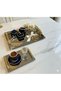 Decorative Double Promise Tray Engagement Tray Groom Coffee Tray