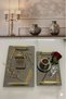 Decorative Double Promise Tray Engagement Tray Groom Coffee Tray - 4