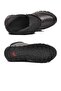 Black Genuine Leather Inside Fleece Anti-Slip Zippered Women's Boots 3615 Z - 5