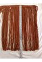 Brown Tasseled Wide Dress Fringe - 2