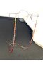 Pyramid Full Stone Eyeglass Cord / Chain Burgundy
