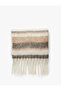 Striped Soft Textured Tasseled Long Scarf - 2