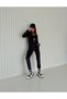 Velvet Tracksuit Set Hooded Zippered French Velvet Soft - 3