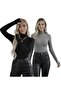 Finger Detailed Women's Bodysuit – Long Sleeve Set of 2 |   Flexible and Soft Fabric |   2 Pack