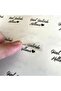 Transparent Label |   Use in Beautiful Days Round Sticker |   4X4 cm 100 Pieces - 2