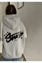 Summer Printed Oversized Hooded Sweatshirt Unisex Kangaroo Pocket Streetwear - 2