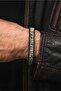Men's Jasper Leather Cord Natural Stone Bracelet - Gift for Lover, Spouse, Father - 2