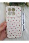 Xiaomi Poco X6 Pro Compatible Red Hearts Printed Patterned Case