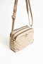 Women's Sand Multi-Eyelet Crossbody Shoulder Bag