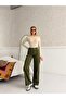 Chain High Waist Full Fit Loose Pants - 4