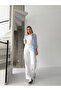 Chain High Waist Full Fit Loose Leg Pants - 7