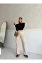 Chain High Waist Full Fit Loose Pants - 3