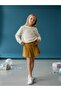 Girl's Mesh Blouse Velvet Shorts Skirt Set