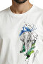 Artistic Elephant Sketch and Watercolor Effect Modern Design Premium Men's T-Shirt - 7
