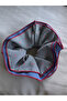 Blue Denim and Striped Patterned Ruffled Rubber Buckle - 3