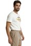 Safari Themed Jeep and Savana Scenery Watercolor Sketch Printed Premium Men's T-Shirt - 2