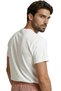 Crowned and Hearted Sparrow Minimalist Sketch Printed Premium Men's T-Shirt - 3