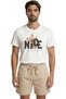 ''Nice to Meet You'' Written and Cute Plush Teddy Bear Printed Premium Men's T-Shirt - 5