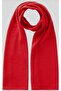 Puffy Polar Red Soft Textured New Year Christmas Gift Women's Scarf Shawl Shoulder Wrap 40X 170 cm - 5