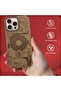 iPhone 16 Pro Max Hard TPU Case with Shockproof Bumper, Textured Non-Slip Brown (K) - 5