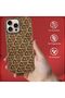iPhone 16 Pro Max Hard TPU Case with Shockproof Bumper, Textured Non-Slip Brown (C) - 5