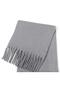 Wearlawless Thick Tasseled Winter Gray Scarf, Christmas Gift, Valentine's Day Gift - 5