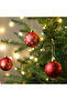 Christmas Balls, Red White Set of 24, 6CM Traditional Ornaments for Christmas Decoration - 3