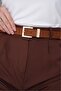 Suede/Square Bridge Buckle Women's Belt Coat Belt Trouser Belt,Suede Belt - 2