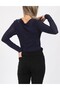 Blouse, Navy blue - 2