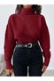Women's Thessaloniki Baklava Patterned Women's Premium High Neck Sweater - 3