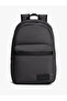 Textile Logo Patch Dome Backpack