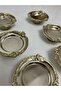 6 Pieces Silver Rose-Framed Silver Macaron Turkish Delight Box - 2