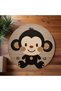 Dido Collection Cute Baby Monkey Patterned Modern Decorative Rug 3394 - 2