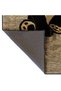 Mosso Light Brown Themed Panda Pattern Woven Base Modern Decorative Rug Mosso1705 - 4