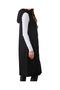 Zenne Chain Detailed Hooded Long Boucle Vest Hijab Vest - 3