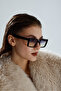 Nolita Rectangular Framed Black Vintage Retro Glasses Uv Protected - 4