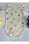 Girl Boy Child Baby Long Sleeve Snap Fastener Bodysuit-Badi 100% Organic Cotton 3.5-4-5-6 Years Old - 8