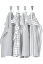Rinnig Tea Towel, White/Dark Gray/Patterned, 18X24 (45X60 cm) 1200752 - 3