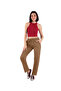 Women's Viscose Fabric 2-Pack Black/Brown Sweatpants (with Plus Size Option) - 5