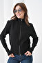 Women's Half-Zipper Closure Premium Yarn Soft Textured Knit Sweater - 3