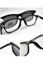 Polarized Mirror Night Vision Glasses 3 Magnetic Clip Black Sunglasses - 7