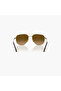 William Titanium Polarized 59MM Brown Square Sunglasses - 0RB8097 - 6