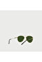 Men Green Lens Aviator Sunglasses - 5