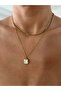 Steel Double Minimal Necklace Set