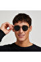 TURN UP Polarized Polarized Black Lens 52 mm Geometric Sunglasses - 4