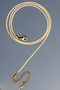 Steel Italian Link Chain Necklace 1 mm Gold Color |   Non-Tarnishing, Unisex, 2 Years Warranty