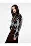 X Şahika Ercümen - Long Sleeve Buttoned Knitwear Argyle Patterned Cardigan - 2