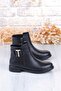 906233 Buckle Detailed Rubber Sole Zippered Women's Boots - 5