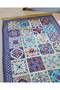 Practical and Portable Silk Textured Bag Prayer Mat – 40 Patch Patterns – Zippered - 3