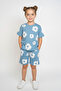 Girl's Floral Printed Cotton Relax Fit Bottom Top Set - 2
